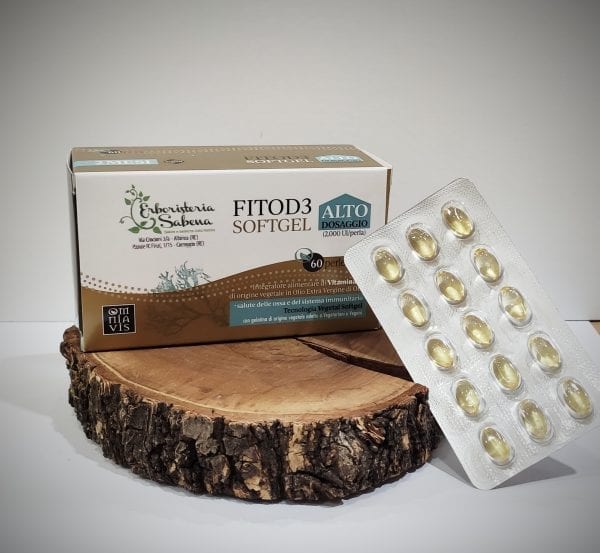 FitoD3 Softgel Alto dosaggio 2000Ul/perla