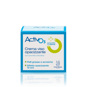 Crema viso opacizzante con Cannella e Bardana- Activo3