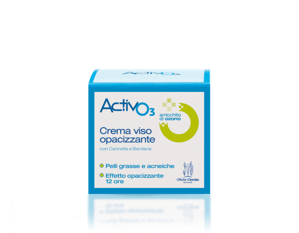 Crema viso opacizzante con Cannella e Bardana- Activo3