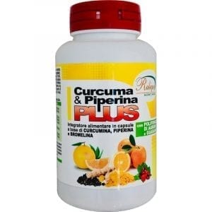 Integratore curcuma e piperina plus 60 op 780 mg