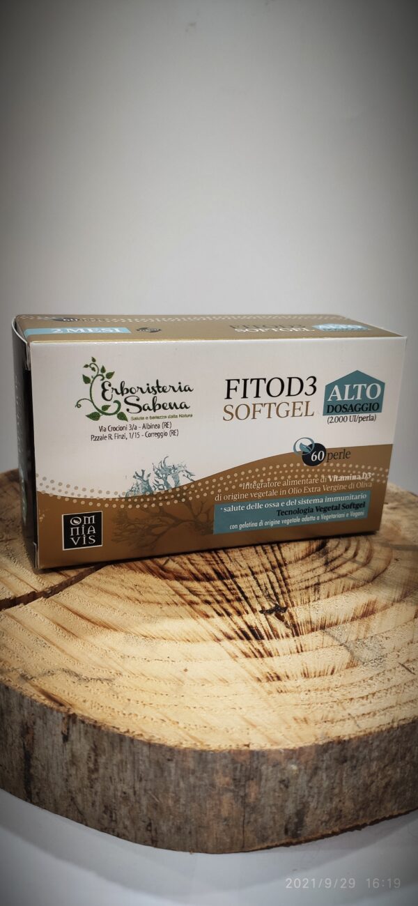 FitoD3 Softgel Alto dosaggio 2000Ul/perla